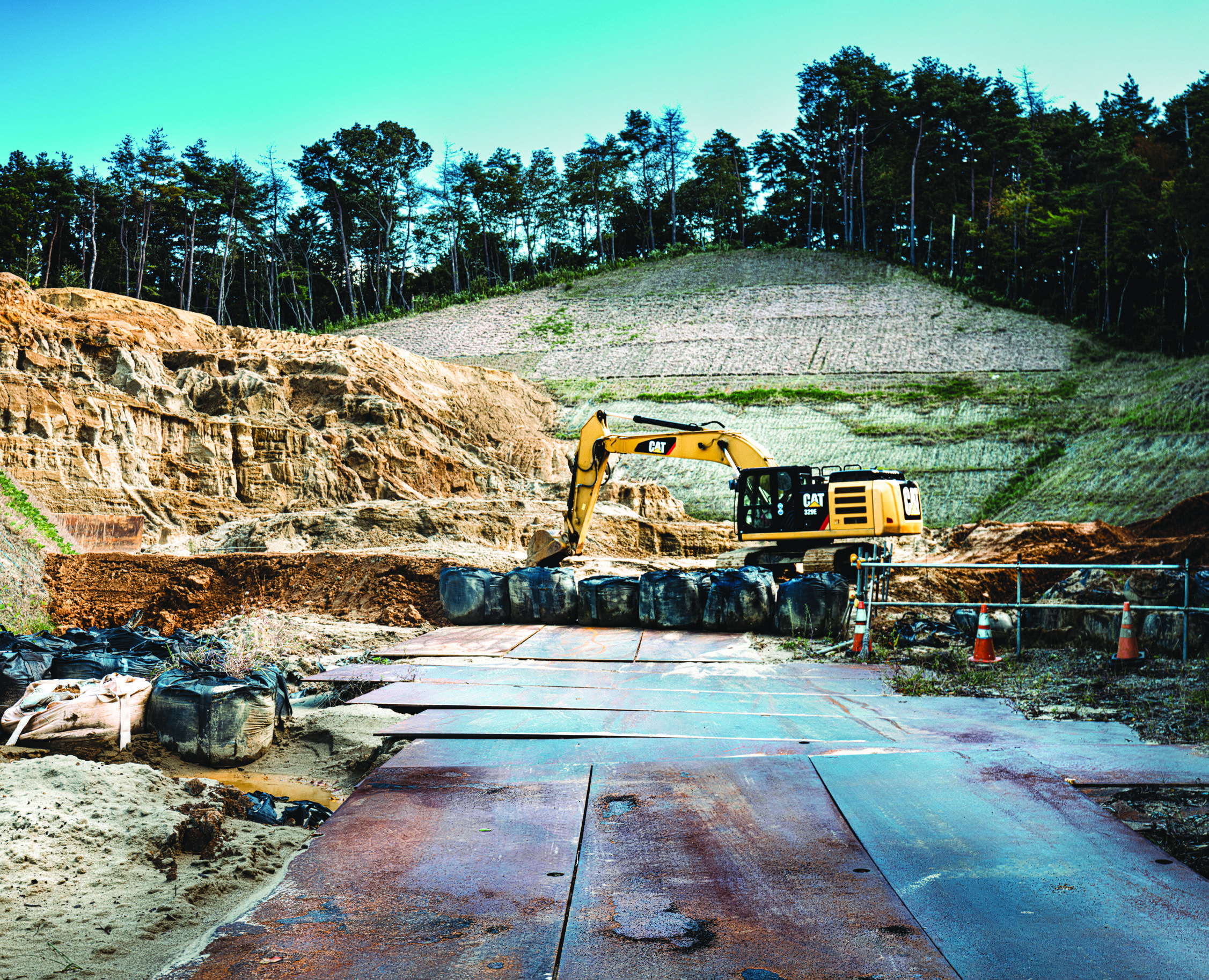 site d’enfouissement des terres contaminées
