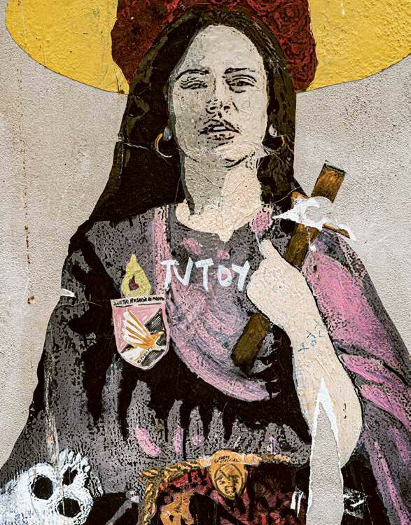 À PALERME, DES GRAFFITIS CONTRE LA MAFIA