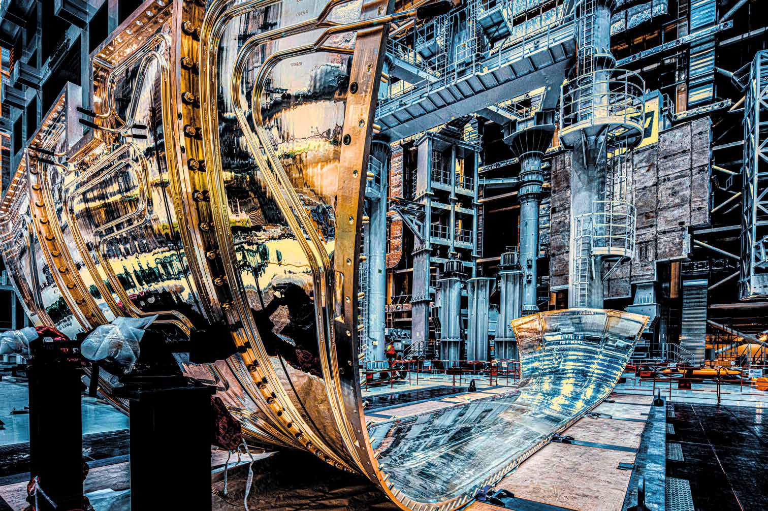 Eléments de la chambre à vide toroïdale