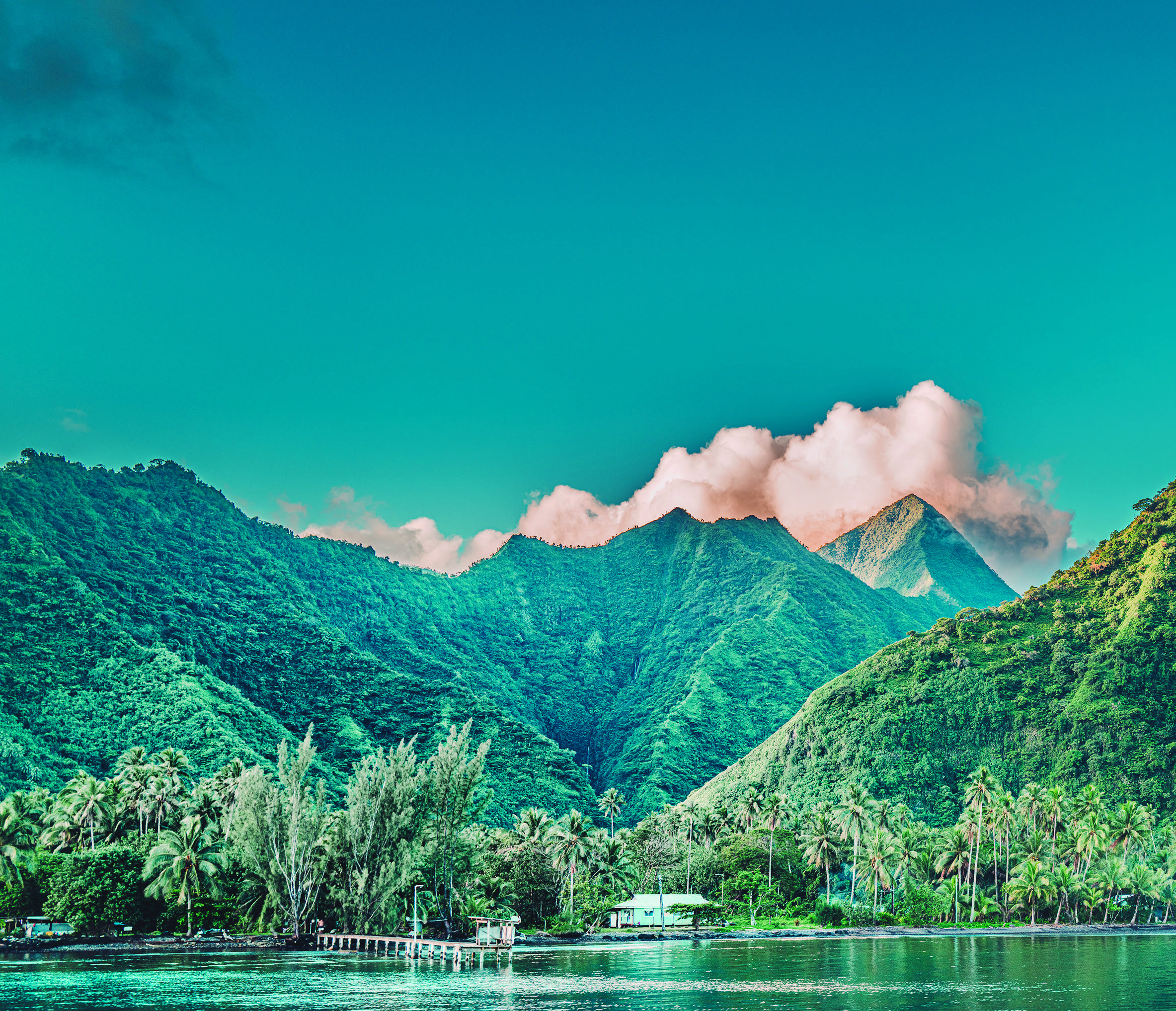 Teahupo’o, un paradis encore préservé malgré la participation de la ville aux Jeux olympiques de 2024.