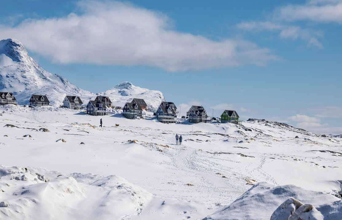 À l’écart du centre-ville émergent les quartiers de la nouvelle Nuuk